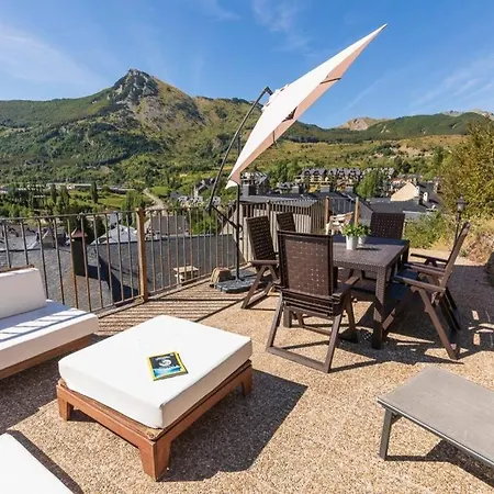 Daire Tensina ❅ Acogedor Salon Y Gran Terraza Privada ❀ Sallent de Gállego