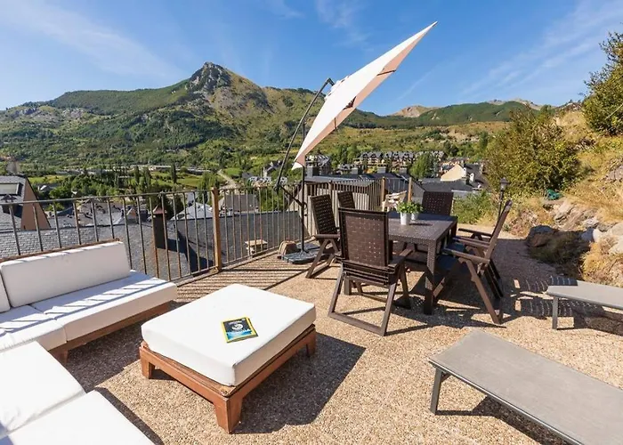 Lägenhet Tensina ❅ Acogedor Salon Y Gran Terraza Privada ❀ Sallent de Gállego